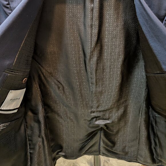 Men's Coat, Navy blue, 40R/50R - Picture 3 of 6